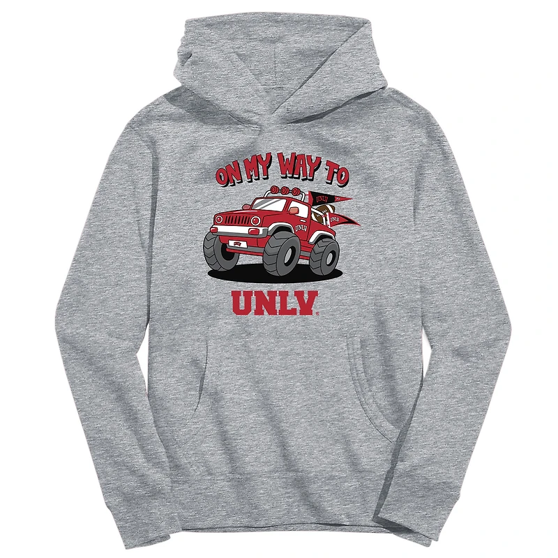 Toddler Vive La Fete Gray UNLV Rebels On My Way To Pullover Hoodie