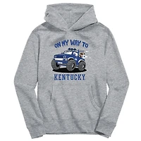 Toddler Vive La Fete Gray Kentucky Wildcats On My Way To Pullover Hoodie