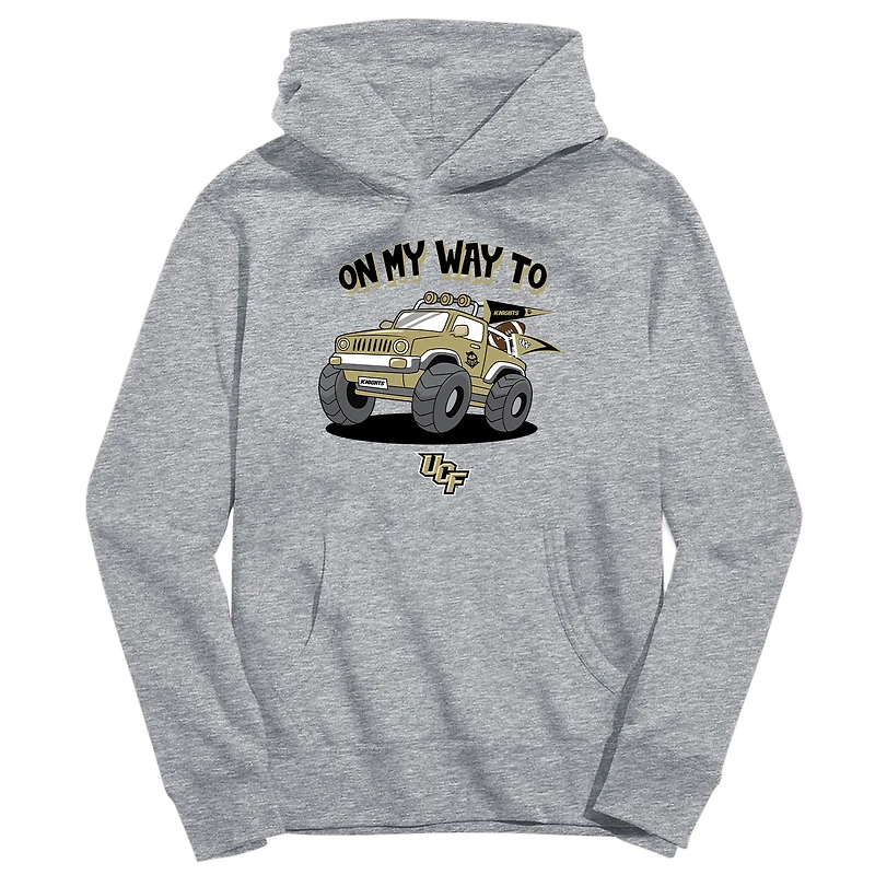 Toddler Vive La Fete Gray UCF Knights On My Way To Pullover Hoodie