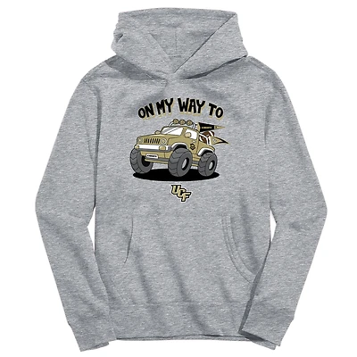 Toddler Vive La Fete Gray UCF Knights On My Way To Pullover Hoodie
