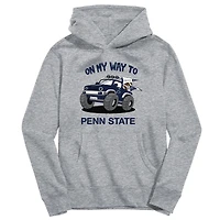 Toddler Vive La Fete Gray Penn State Nittany Lions On My Way To Pullover Hoodie