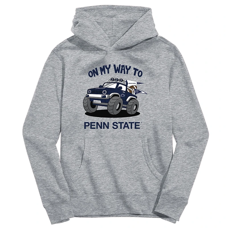 Toddler Vive La Fete Gray Penn State Nittany Lions On My Way To Pullover Hoodie