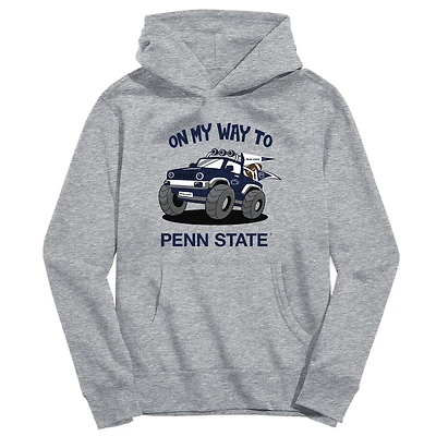 Toddler Vive La Fete Gray Penn State Nittany Lions On My Way To Pullover Hoodie