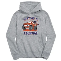 Toddler Vive La Fete Gray Florida Gators On My Way To Pullover Hoodie