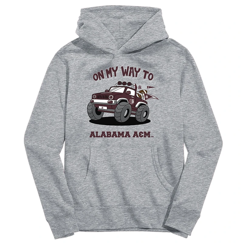 Toddler Vive La Fete Gray Alabama A&M Bulldogs On My Way To Pullover Hoodie