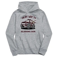 Toddler Vive La Fete Gray Alabama A&M Bulldogs On My Way To Pullover Hoodie