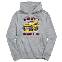 Toddler Vive La Fete Gray Arizona State Sun Devils On My Way To Pullover Hoodie