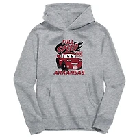 Youth Vive La Fete Gray Arkansas Razorbacks Full Speed Pullover Hoodie