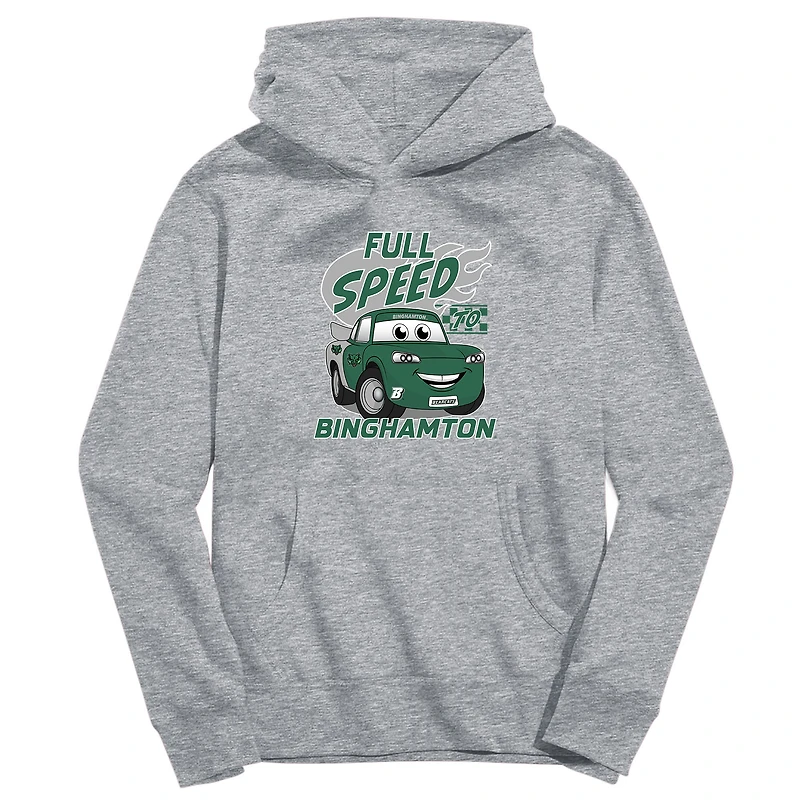 Youth Vive La Fete Gray Binghamton Bearcats Full Speed Pullover Hoodie
