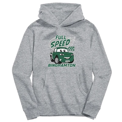 Youth Vive La Fete Gray Binghamton Bearcats Full Speed Pullover Hoodie