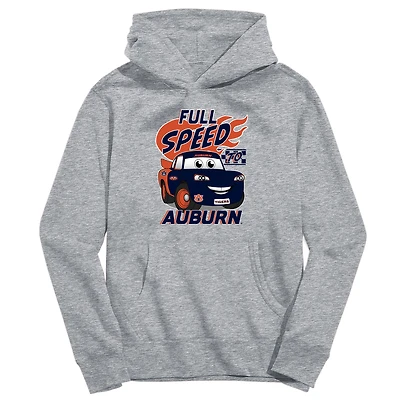 Youth Vive La Fete Gray Auburn Tigers Full Speed Pullover Hoodie