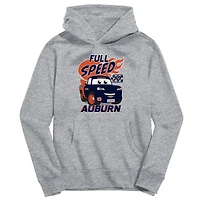 Youth Vive La Fete Gray Auburn Tigers Full Speed Pullover Hoodie
