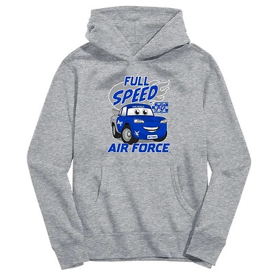 Youth Vive La Fete Gray Air Force Falcons Full Speed Pullover Hoodie