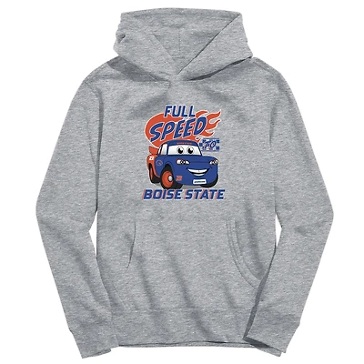 Youth Vive La Fete Gray Boise State Broncos Full Speed Pullover Hoodie