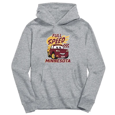 Youth Vive La Fete Gray Minnesota Golden Gophers Full Speed Pullover Hoodie