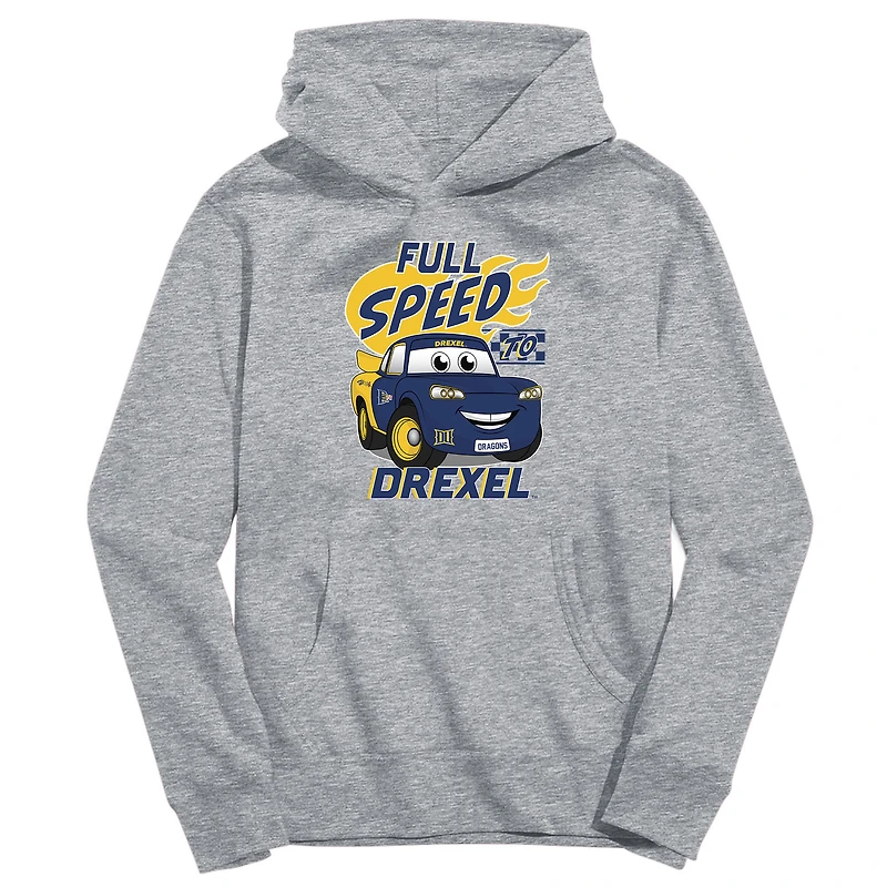 Youth Vive La Fete Gray Drexel Dragons Full Speed Pullover Hoodie