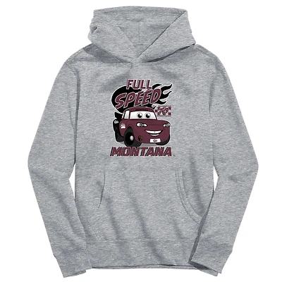 Youth Vive La Fete Gray Montana Grizzlies Full Speed Pullover Hoodie
