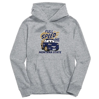Youth Vive La Fete Gray Montana State Bobcats Full Speed Pullover Hoodie