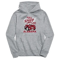 Youth Vive La Fete Gray Alabama Crimson Tide Full Speed Pullover Hoodie