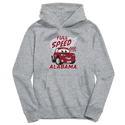 Youth Vive La Fete Gray Alabama Crimson Tide Full Speed Pullover Hoodie