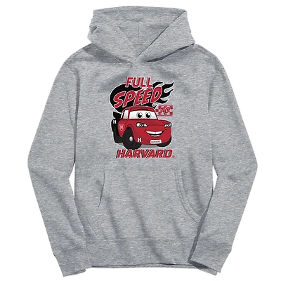 Youth Vive La Fete Gray Harvard Crimson Full Speed Pullover Hoodie