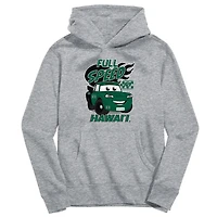 Youth Vive La Fete Gray Hawaii Rainbow Warriors Full Speed Pullover Hoodie