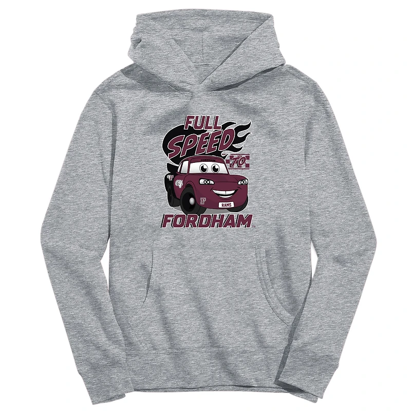 Youth Vive La Fete Gray Fordham Rams Full Speed Pullover Hoodie