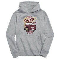 Youth Vive La Fete Gray Florida State Seminoles Full Speed Pullover Hoodie