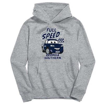 Youth Vive La Fete Gray Georgia Southern Eagles Full Speed Pullover Hoodie