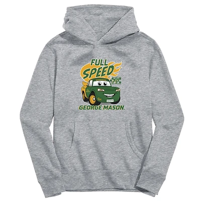 Youth Vive La Fete Gray George Mason Patriots Full Speed Pullover Hoodie