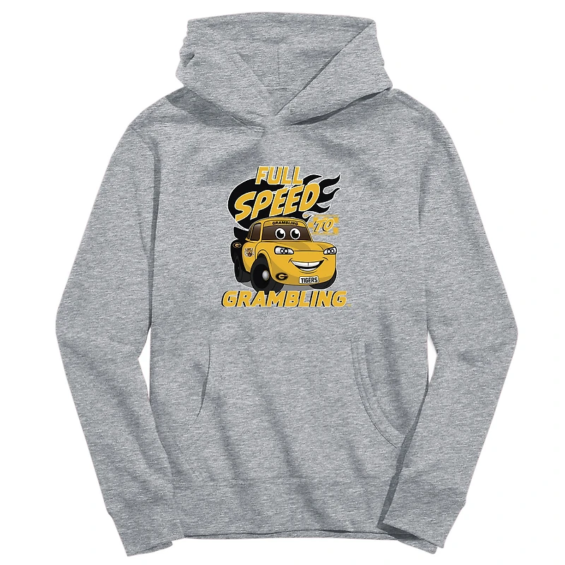 Youth Vive La Fete Gray Grambling Tigers Full Speed Pullover Hoodie