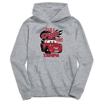 Youth Vive La Fete Gray Tampa Spartans Full Speed Pullover Hoodie