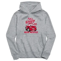 Youth Vive La Fete Gray New Mexico Lobos Full Speed Pullover Hoodie