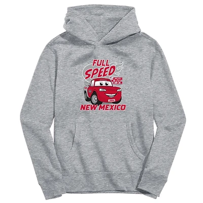 Youth Vive La Fete Gray New Mexico Lobos Full Speed Pullover Hoodie