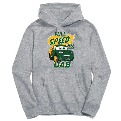 Youth Vive La Fete Gray UAB Blazers Full Speed Pullover Hoodie