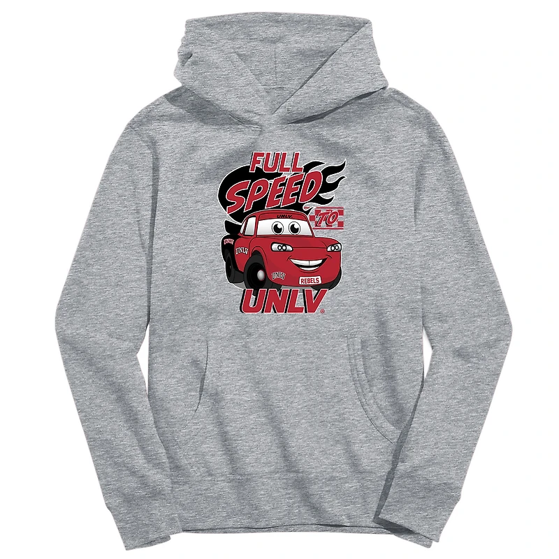 Youth Vive La Fete Gray UNLV Rebels Full Speed Pullover Hoodie