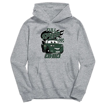 Youth Vive La Fete Gray Ohio Bobcats Full Speed Pullover Hoodie