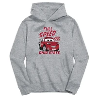 Youth Vive La Fete Gray Ohio State Buckeyes Full Speed Pullover Hoodie