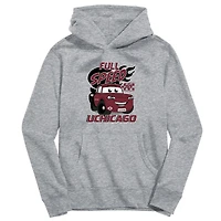 Youth Vive La Fete Gray UChicago Maroons Full Speed Pullover Hoodie