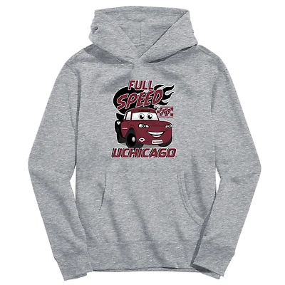 Youth Vive La Fete Gray UChicago Maroons Full Speed Pullover Hoodie