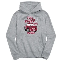 Youth Vive La Fete Gray Washington State Cougars Full Speed Pullover Hoodie