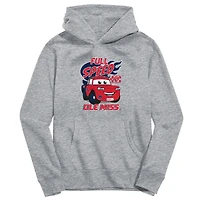 Youth Vive La Fete Gray Ole Miss Rebels Full Speed Pullover Hoodie