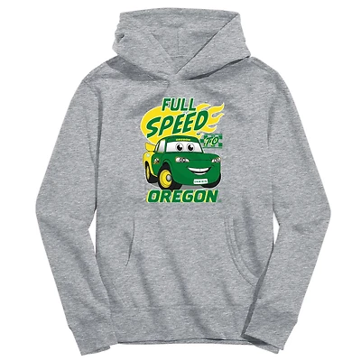 Youth Vive La Fete Gray Oregon Ducks Full Speed Pullover Hoodie
