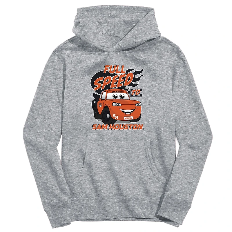 Youth Vive La Fete Gray Sam Houston State Bearkats Full Speed Pullover Hoodie