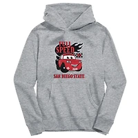 Youth Vive La Fete Gray San Diego State Aztecs Full Speed Pullover Hoodie