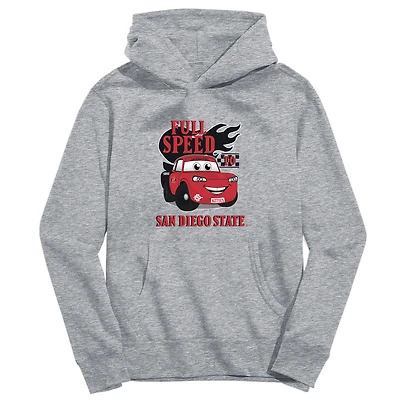 Youth Vive La Fete Gray San Diego State Aztecs Full Speed Pullover Hoodie