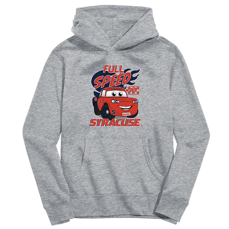 Youth Vive La Fete Gray Syracuse Orange Full Speed Pullover Hoodie