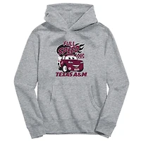 Youth Vive La Fete Gray Texas A&M Aggies Full Speed Pullover Hoodie