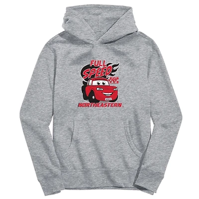 Youth Vive La Fete Gray Northeastern Huskies Full Speed Pullover Hoodie