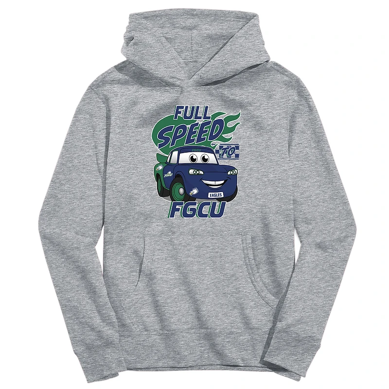 Toddler Vive La Fete Gray Florida Gulf Coast Eagles Full Speed Pullover Hoodie